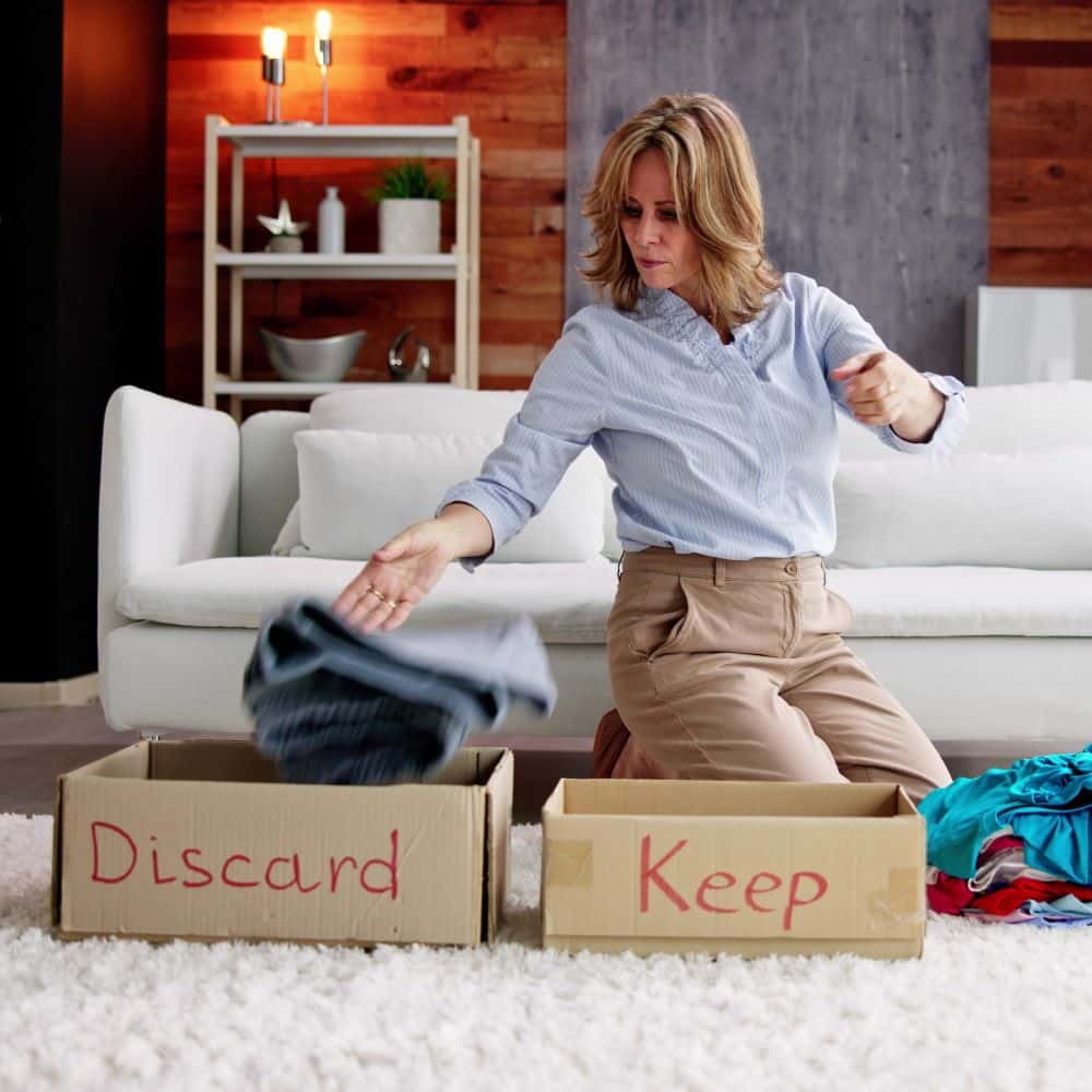 decluttering your home